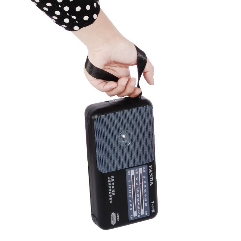 ĐÀI RADIO 2 PIN ĐẠI 3 BĂNG TẦN NỘI ĐỊA CHINA PANDA T-03