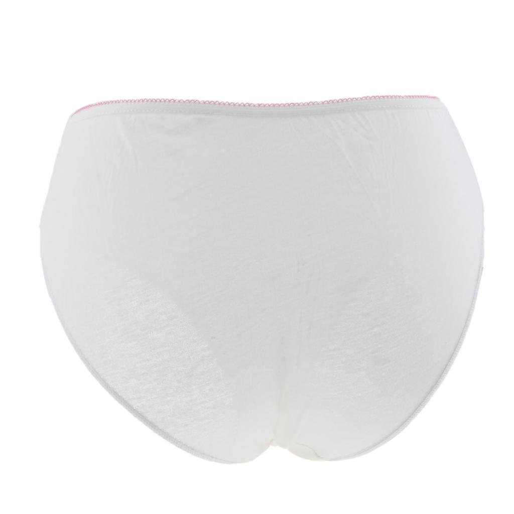 5 Pieces / Pack Lady Women Disposable Cotton Large Underwear Travel Panties Briefs