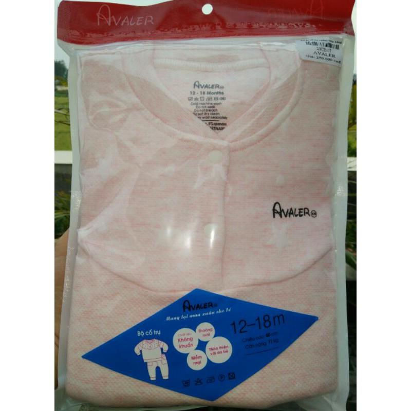 Bộ Avaler chần bông dày ấm cho bé 7-15kg xanh,hồng,ghi