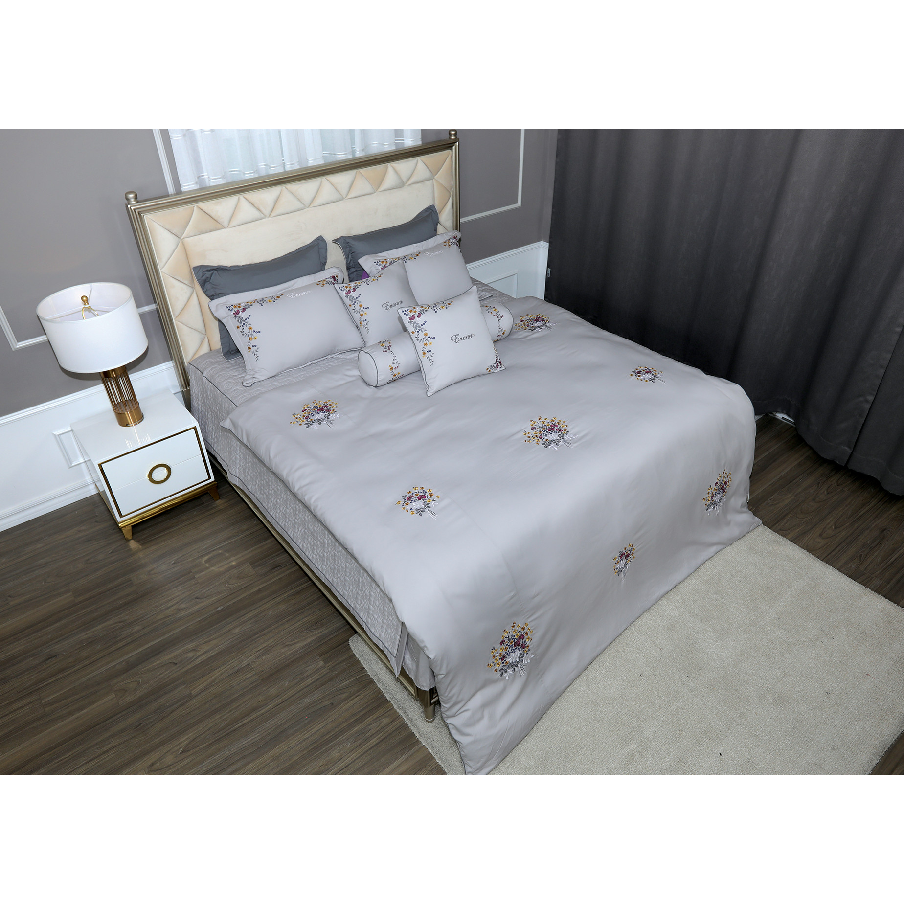 Ga chun chần + 2 vỏ gối Everon ESM-20013 200*220 cm