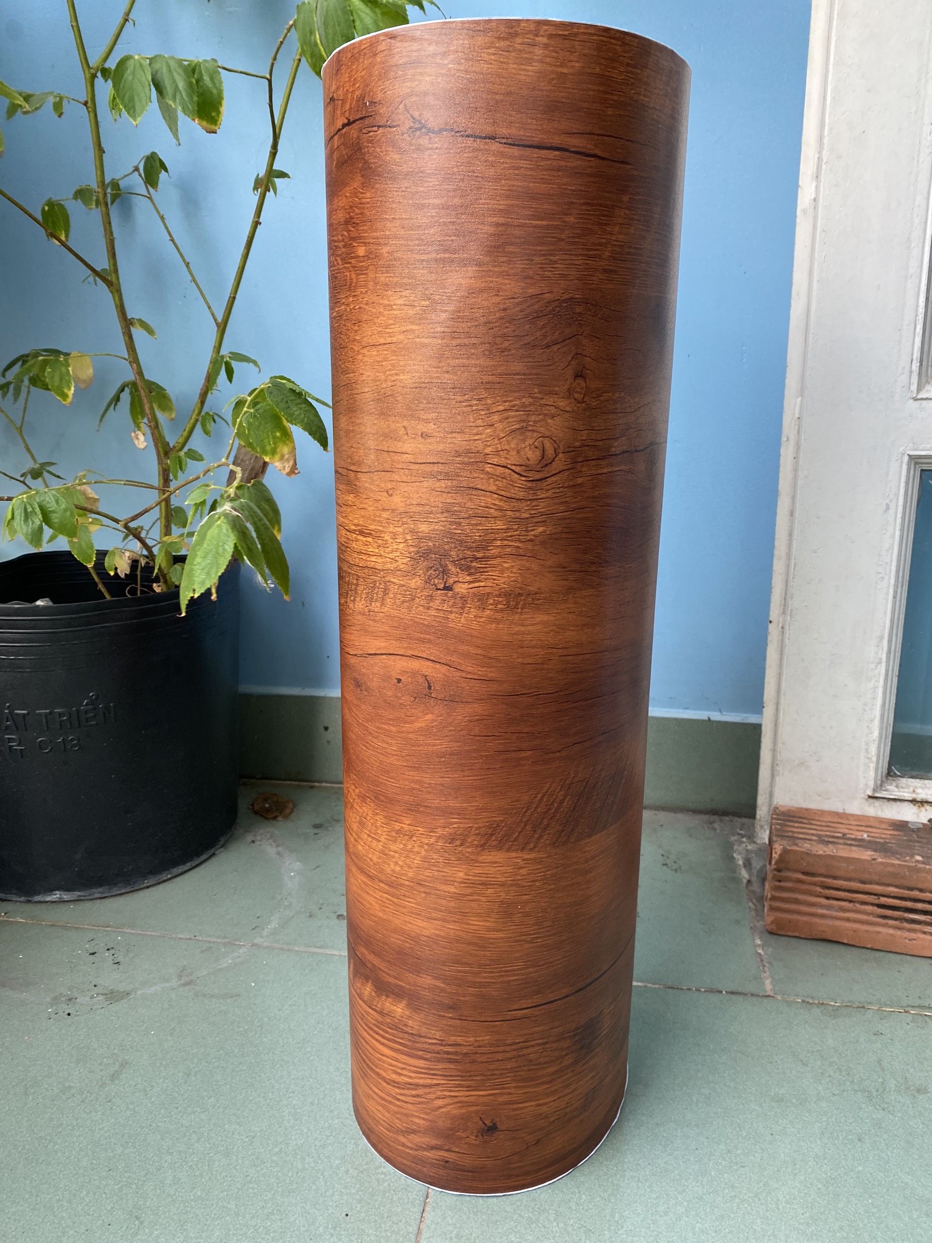 5 mét decal giấy dán nền dán sàn mẫu VÁN ĐỔ