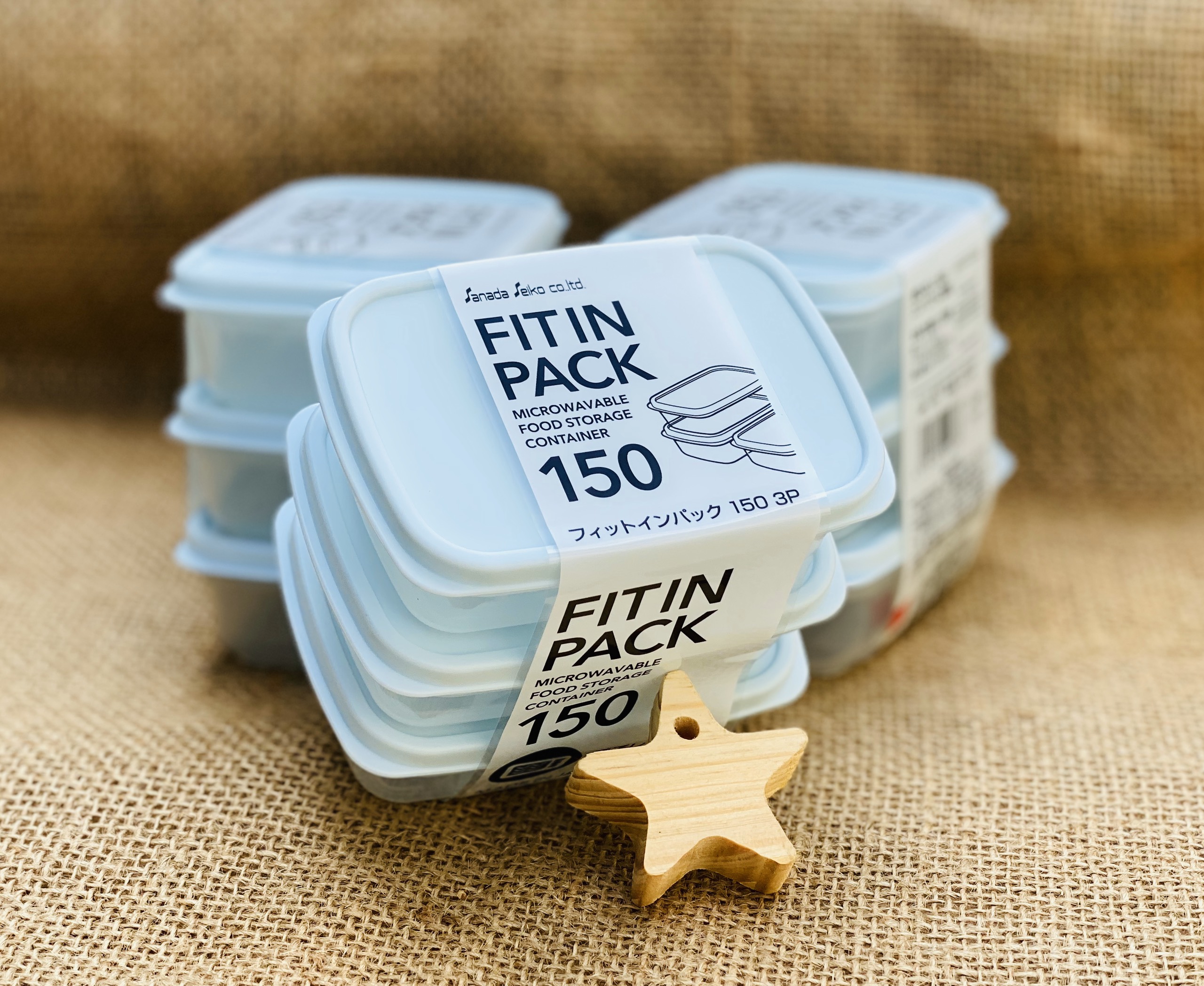 Bộ 11 hộp nhựa nắp dẻo nội địa Nhật 150ml ,300ml, 600ml, 900ml, 1350ml, 2200ml Fitin Pack