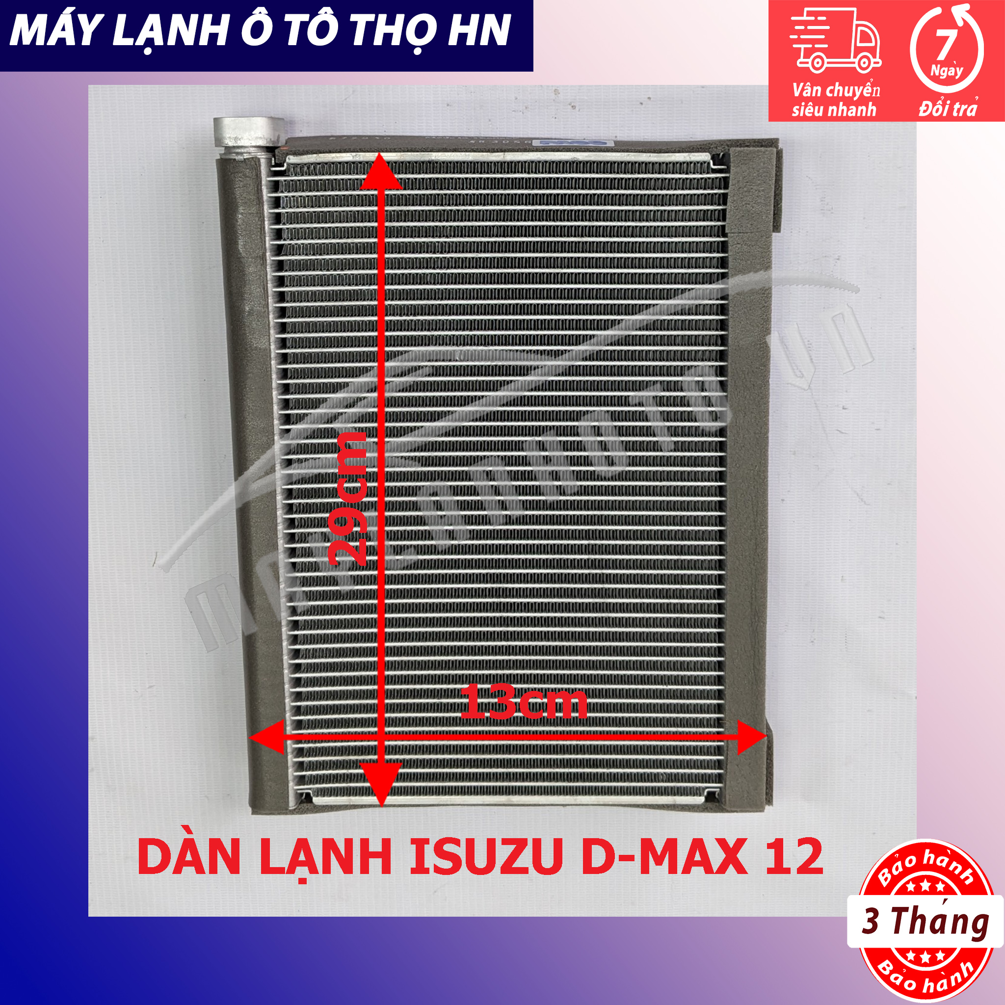 Dàn (giàn) lạnh Isuzu Dmax ( D-max) 2012 Hàng xịn Thái Lan (hàng chính hãng được nhập khẩu trực tiếp)