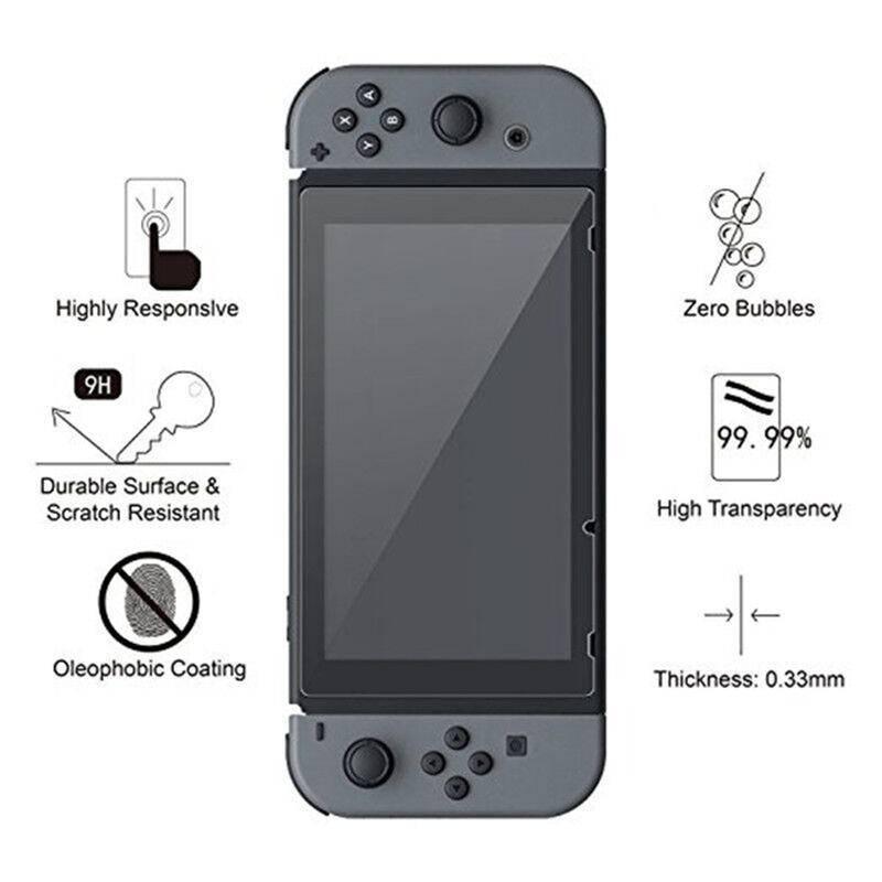 Bộ 1-3 Miếng Dán Cường Lực Siêu Mỏng Bảo Vệ Màn Hình Cho Nintendo Switch Lite
