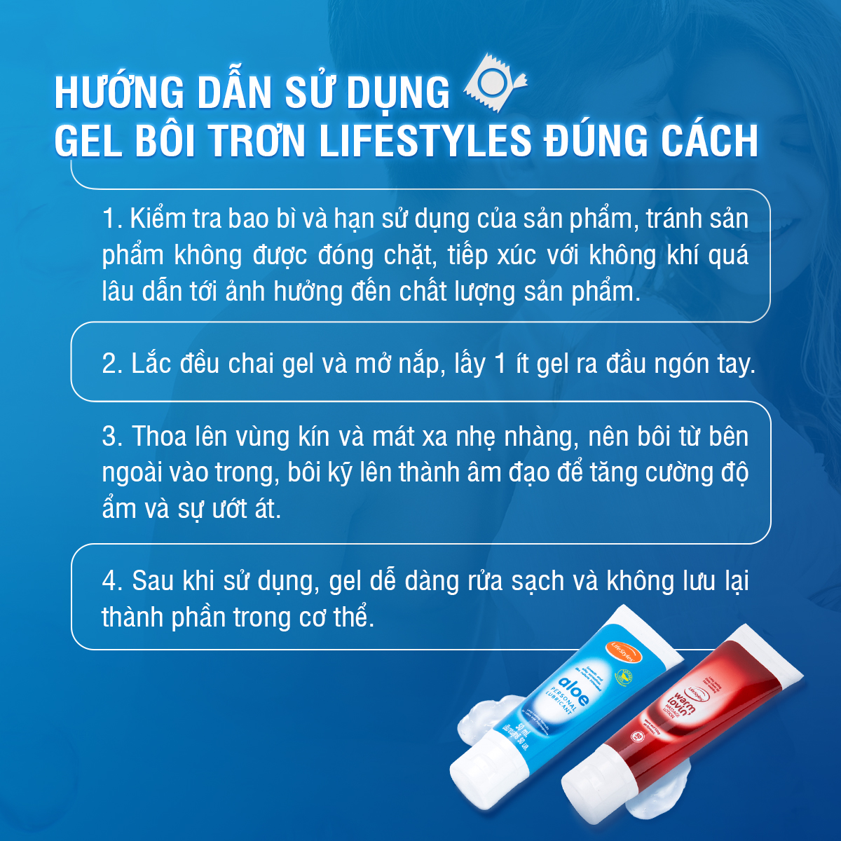 Gel Bôi Trơn Tinh Chất Lô Hội LifeStyles Aloe Lubricant 50ml