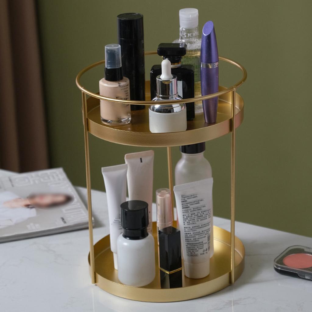 3 Pieces Makeup Organizer Simple Cosmetic Storage Rack Perfume Display