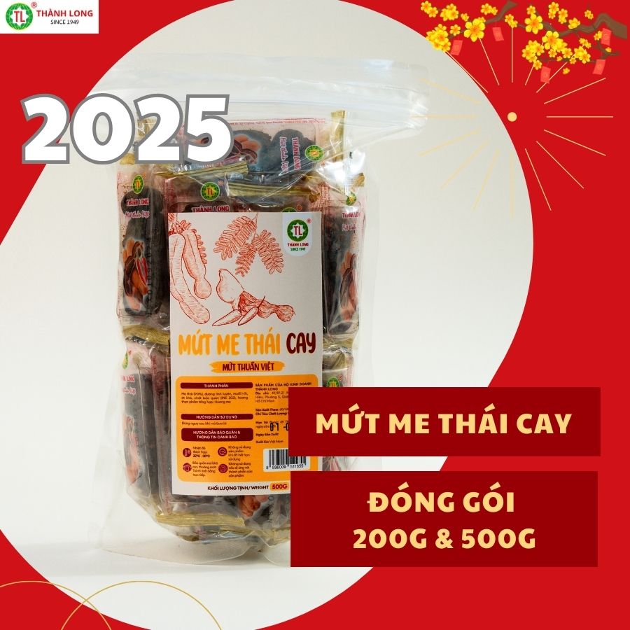 MỨT ME THÁI CAY THÀNH LONG (500G) - THÀNH LONG
