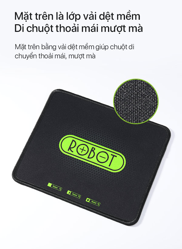 Miếng Lót Chuột Chơi Game ROBOT RP01 HÀNG CHÍNH HÃNG