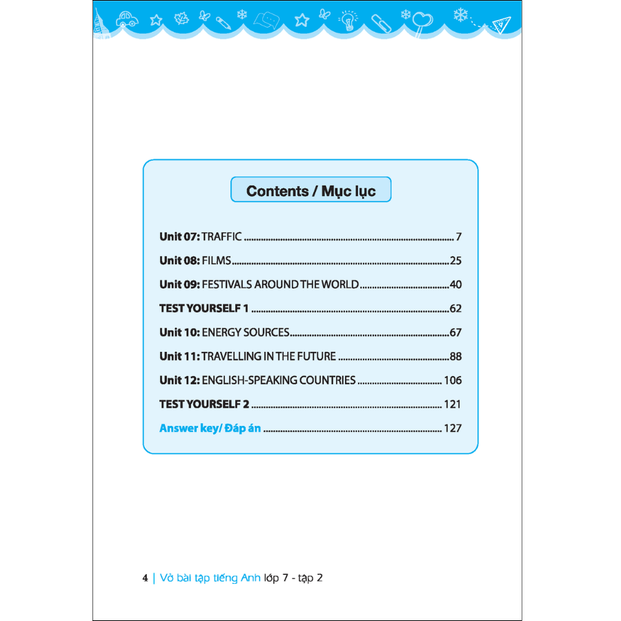 GLOBAL SUCCESS - Vở bài tập tiếng anh lớp 7 tập 2