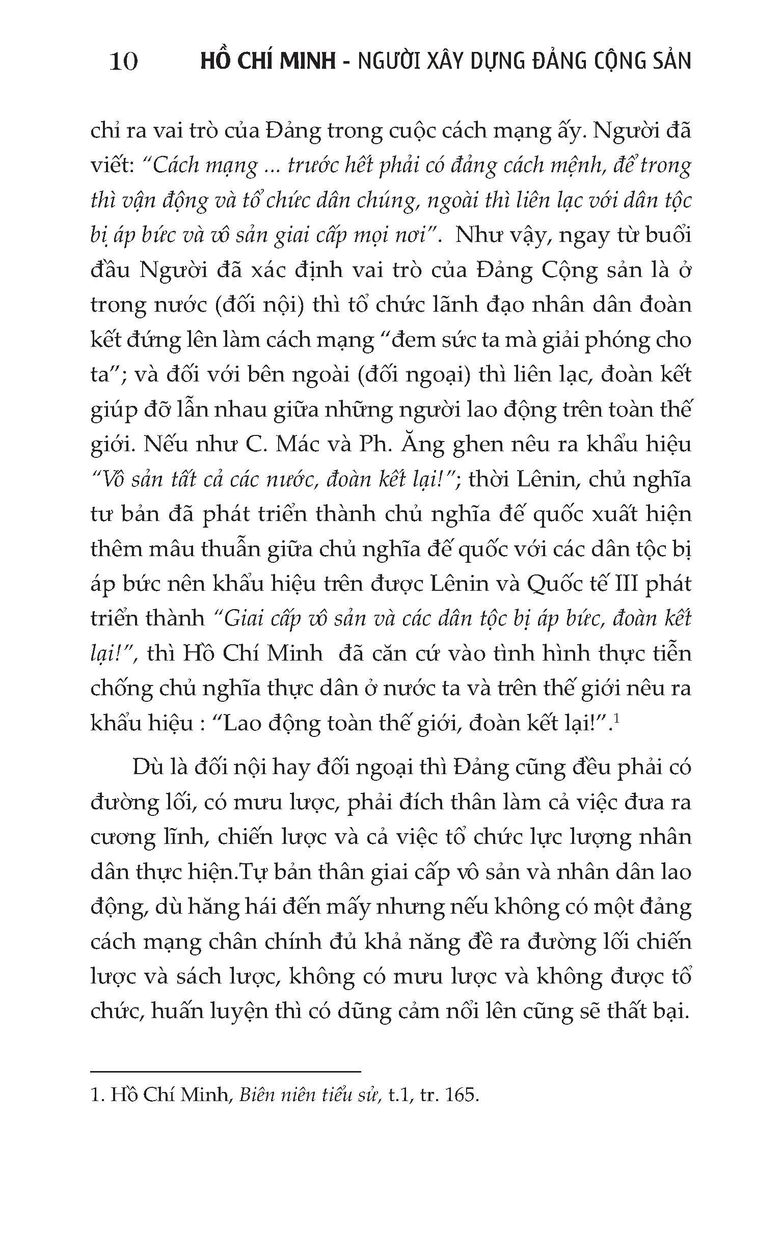 Hồ Chí Minh - Người Xây Dựng Đảng Cộng Sản và Chính Quyền Nhà Nước Kiểu Mới Việt Nam