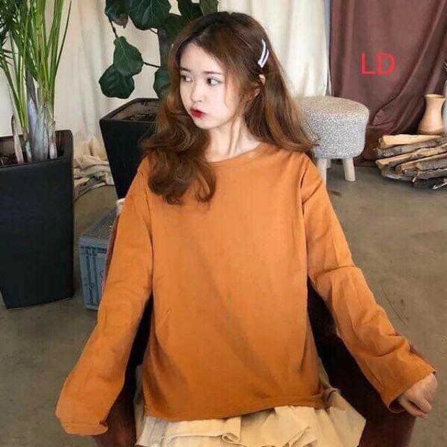 Áo thụng trơn dài tay k bo đủ 14 màu