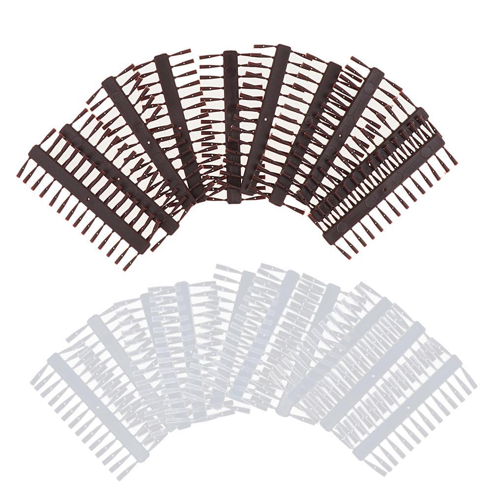 2-8pack 10 Set / 280pcs Carp Fishing Hair Rig Stops Boilie Bait Stops Length 7mm