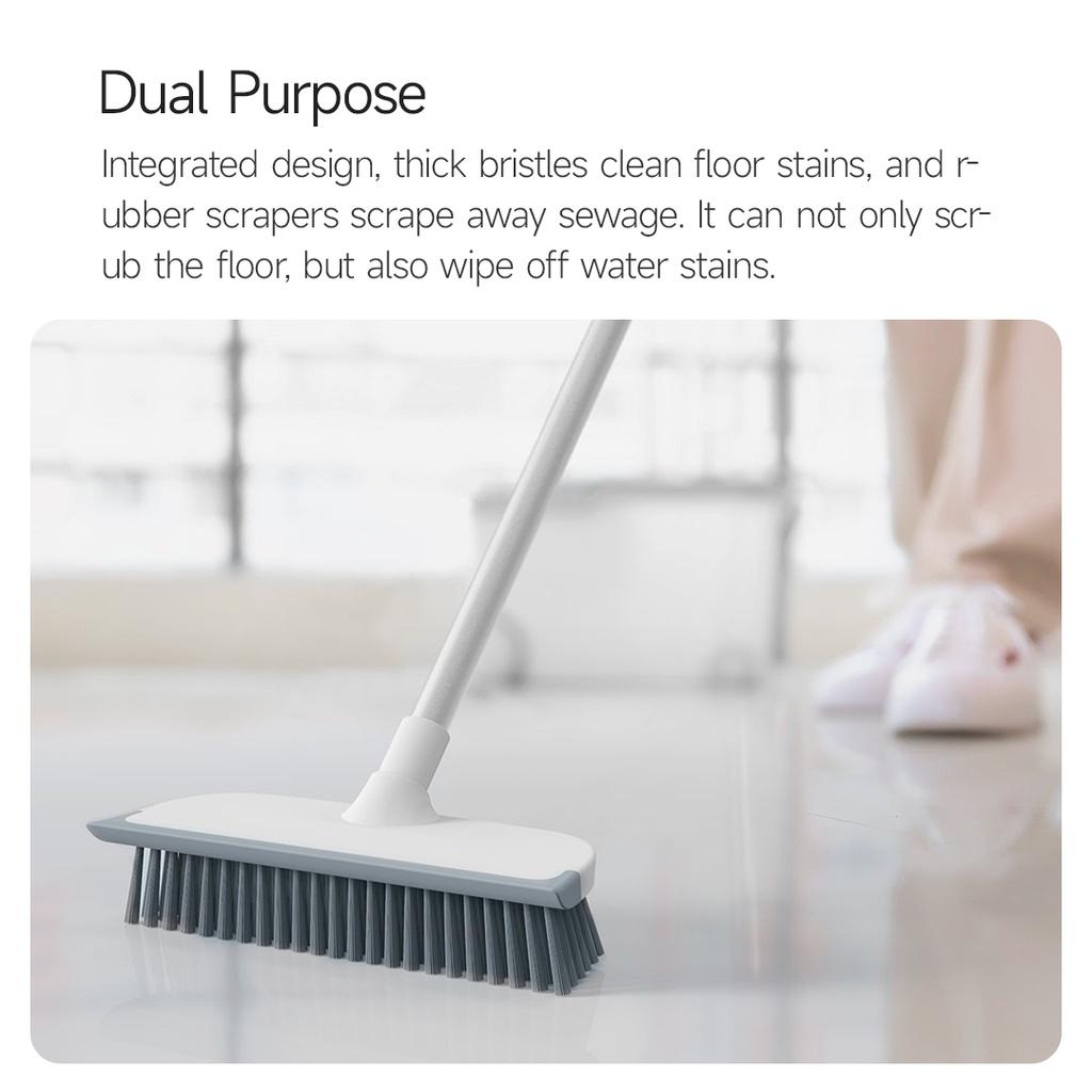 Bàn chải chà sàn Xiaomi Youpin 2 trong 1 tay cầm dài tiện lợi cho gia đình