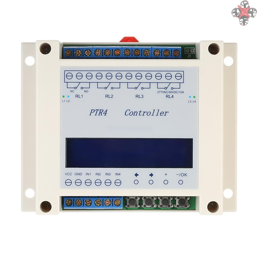 Mô Đun Hẹn Giờ Kỹ Thuật Số Dc6-40V 4 Kênh Màn Hình Lcd