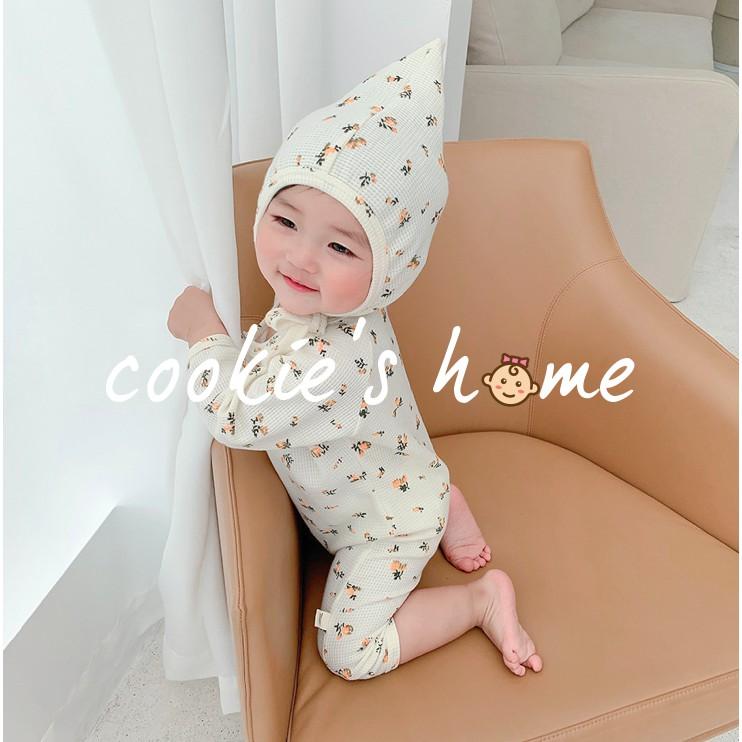 Body korea dài taytrắng/ hoạ tiết hoa  body ngủ không tất trắng cotton mùa hè cho bé sơ sinh đến 18 tháng