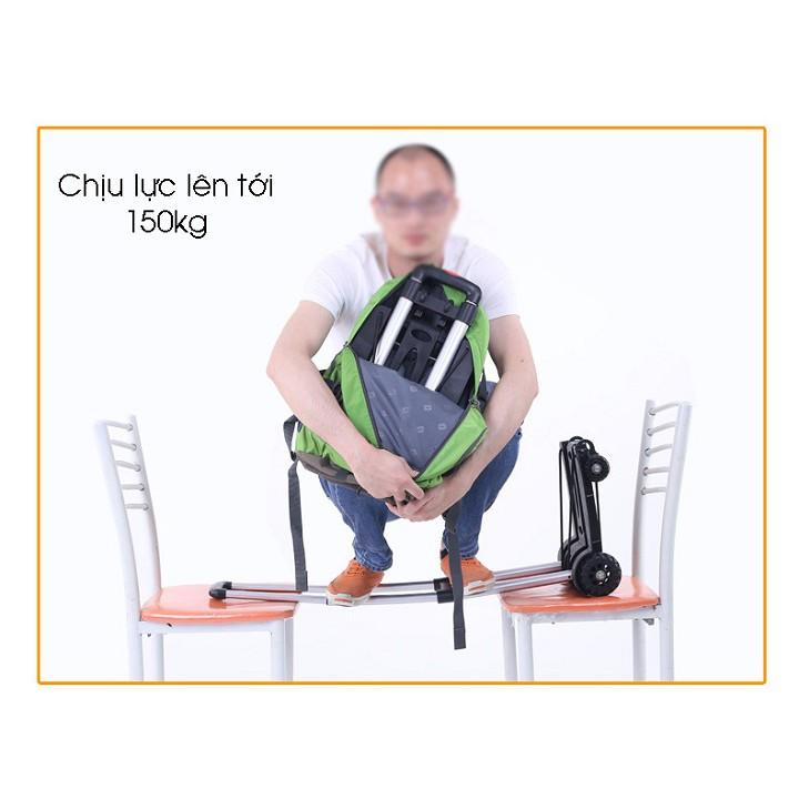 Xe đẩy hàng 4 bánh cao cấp( có thể gấp gọn) siêu nhẹ 1,68kg