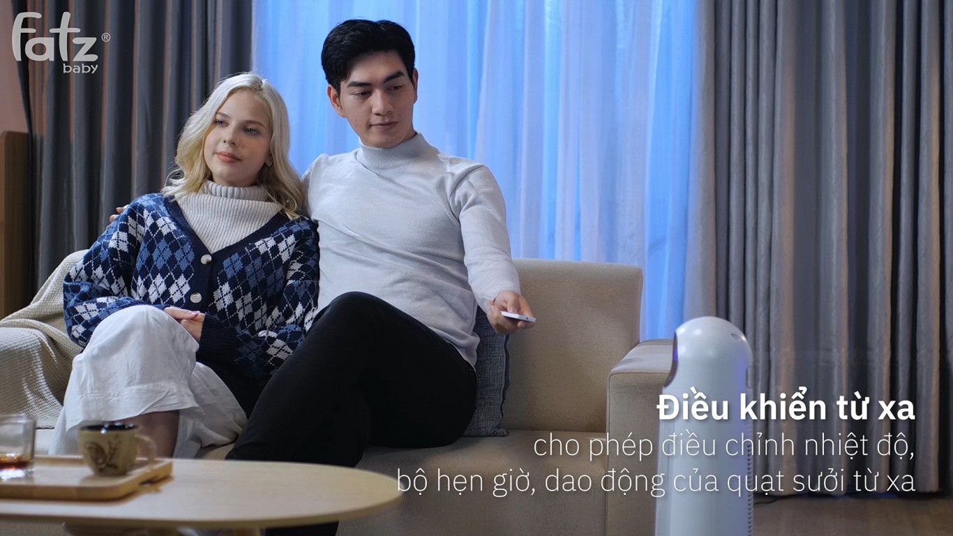 QUẠT SƯỞI BẰNG CÔNG NGHỆ GỐM PTC FATZBABY - HEAT 1 FB8165EA Hàng nhập khẩu