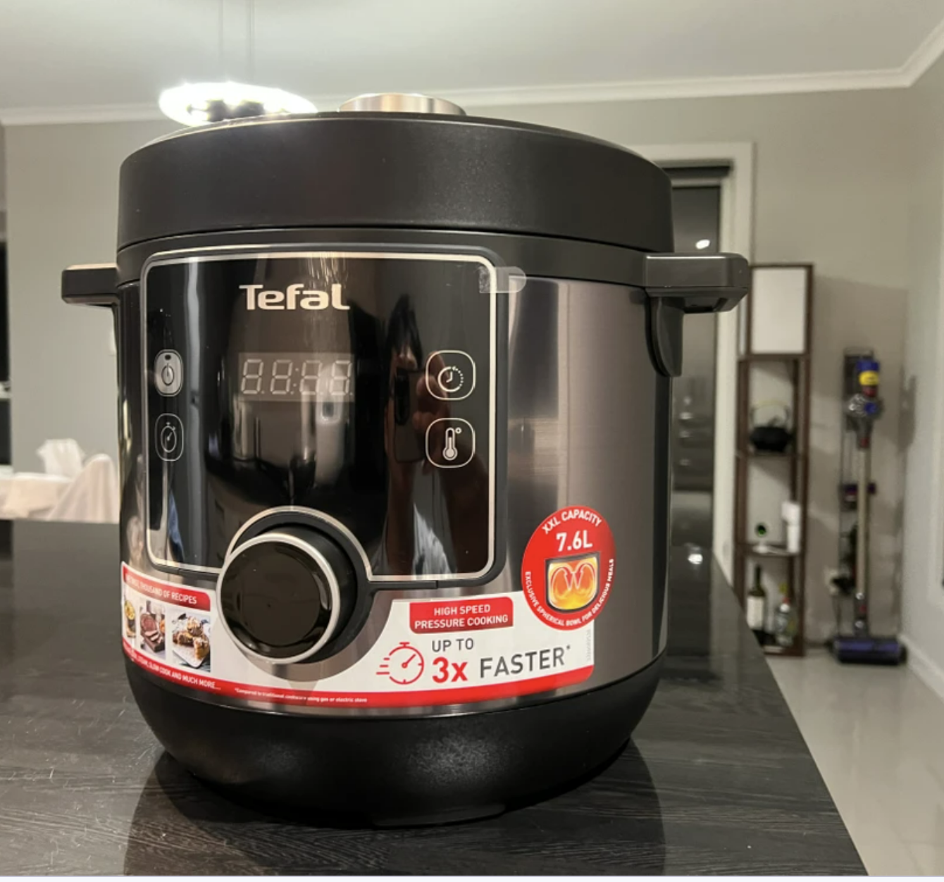 Nồi áp suất đa năng 5 Lít Tefal CY754830 Turbo Cuisine (Serie EPC50-B) - 10 chức năng - Hàng nhập khẩu