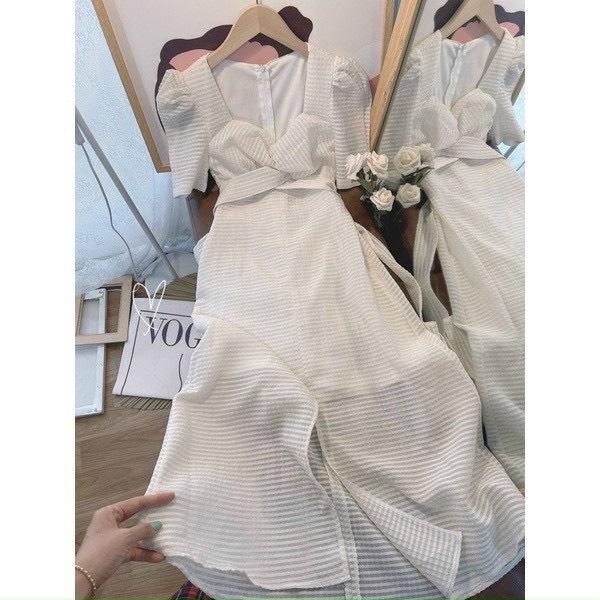 ĐẦM XOÈ CHÉO DÂY CỘT EO 13134
