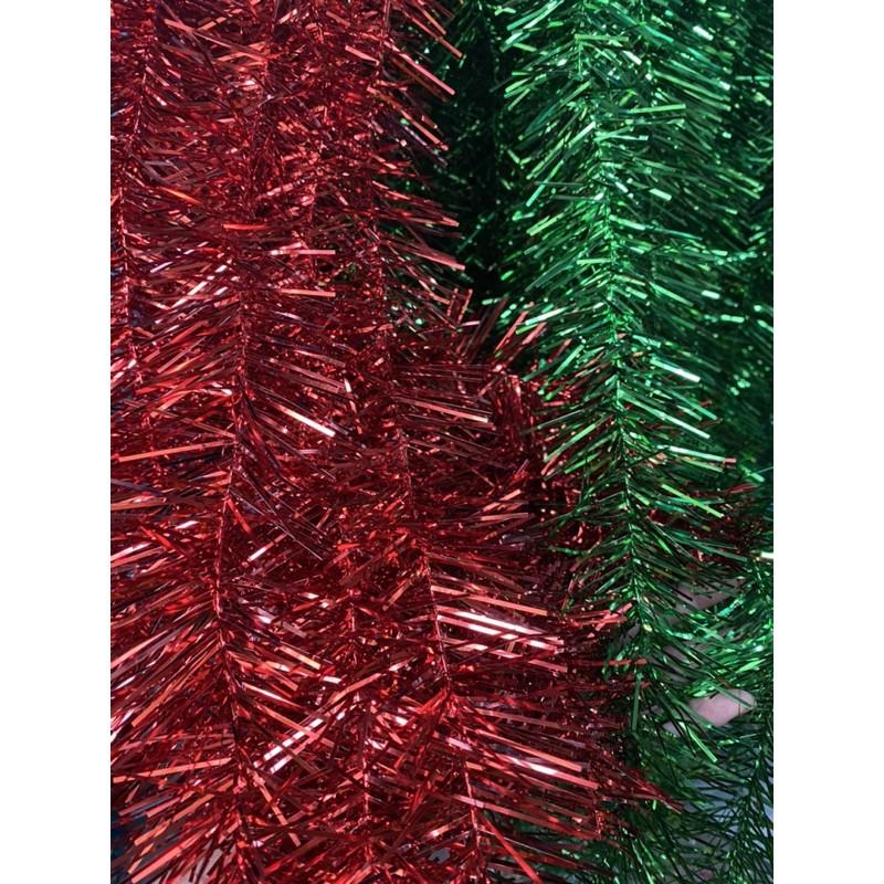Com bo 10 Dây kim tuyến xù chiếc dài trang trí tiệc Noel, Tết, gói qùa