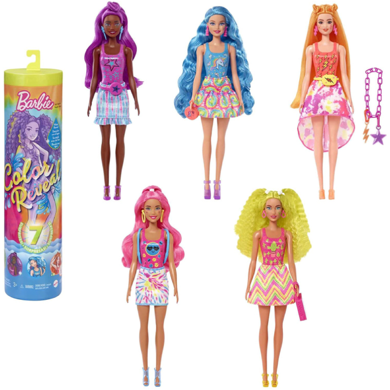 Đồ Chơi BARBIE Búp Bê Đổi Màu - Phiên Bản Sắc Màu Neon HCC67