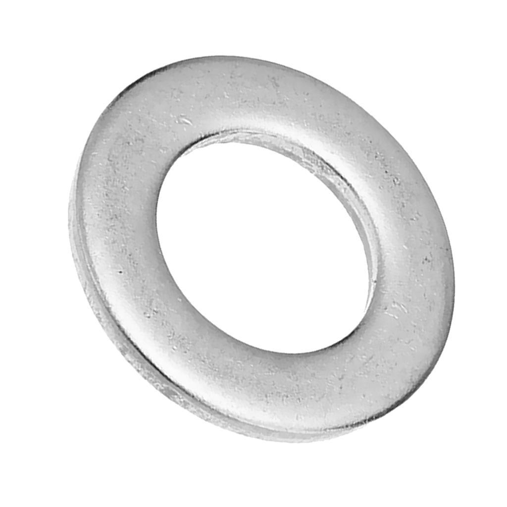 2x 50pcs/pack Stainless Steel Flat Washers Insulation Gaskets /M5/M6/M8/M10/M12