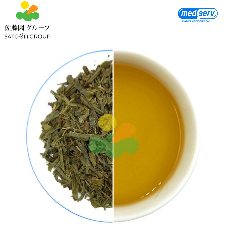 Combo 01 Trà túi lọc Satoen Houjicha Special + 01 trà túi lọc Satoen Sencha Special - Hộp 20 túi lọc