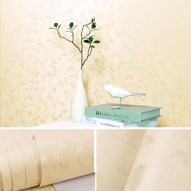 10m giấy dán tường hoạ tiết 3D nhiều màu keo sẵn khổ 45 cm