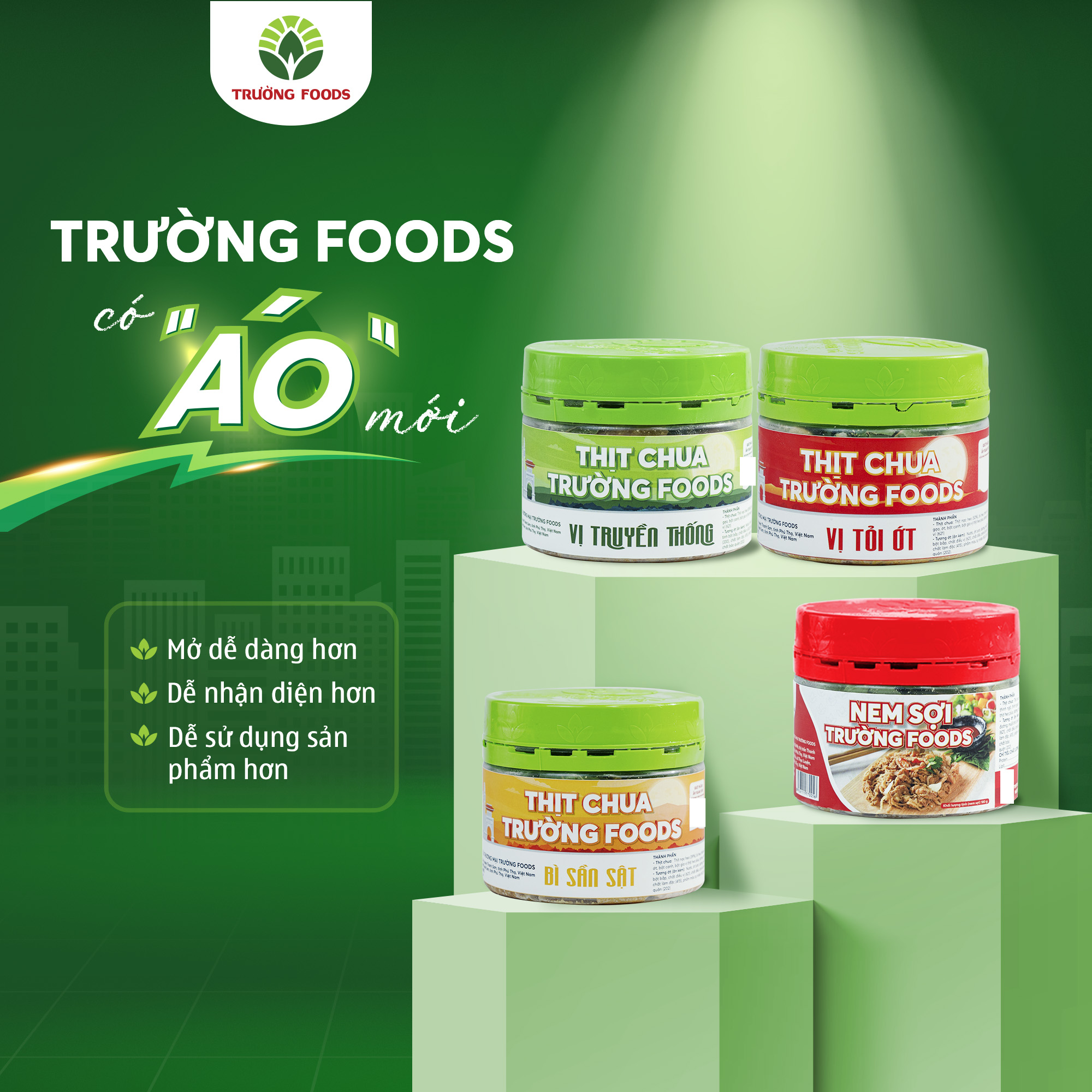 Thịt chua bì sần sật- Thịt chua Trường Foods 180g