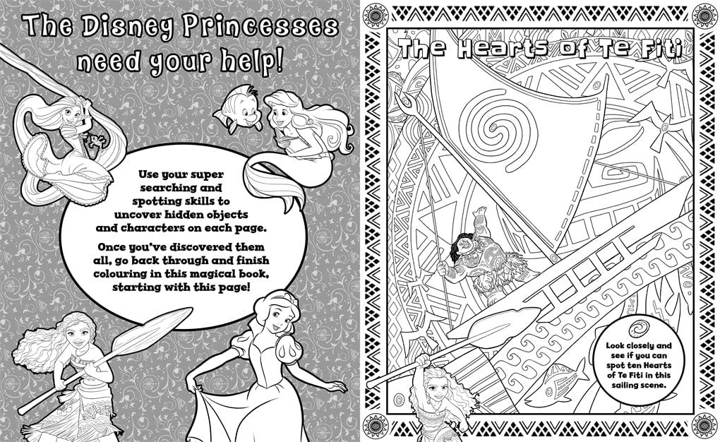 Disney Princess: Search &amp; Find Colouring