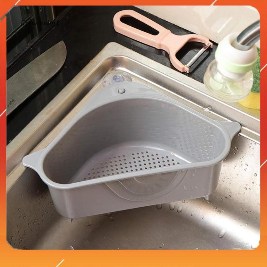 Rổ Gắn Bồn Rửa Chén Hình Tam Giac, Dùng Lọc Rác Tiện Dụng