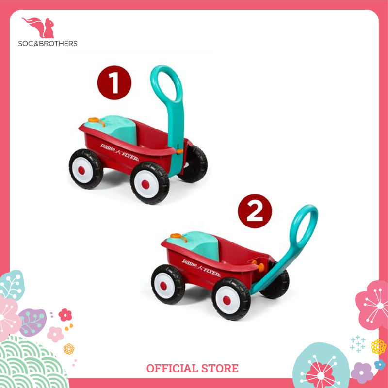 Xe đồ chơi thả bong bóng Radio Flyer Bubble Buddy Walker Wagon