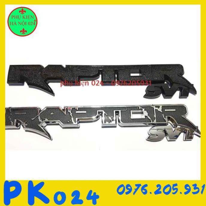 Lô Gô, Logo Chữ Nổi Dán Capo 3D RAPTOR Cho Ranger