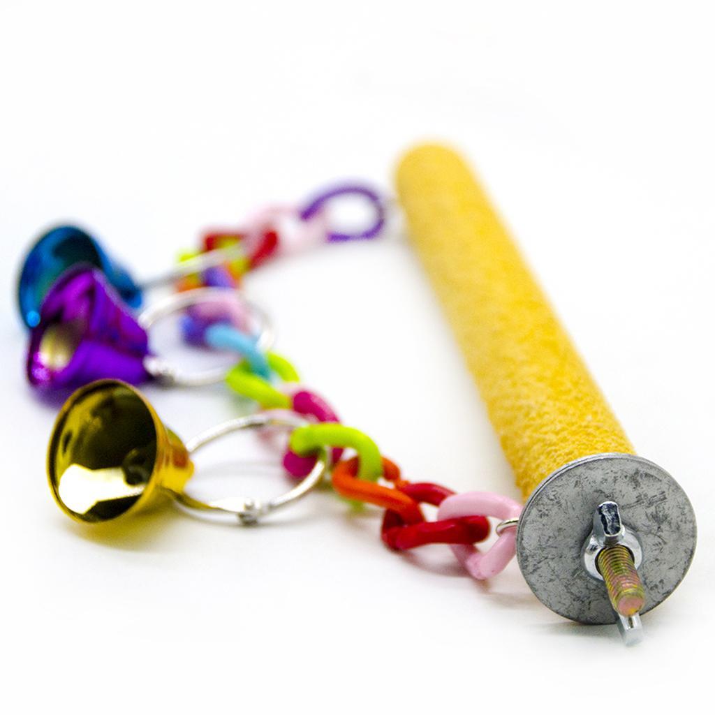 3 Pcs Bird Cage Toy Parrot Wood Stand Chew Toy Branch Perches