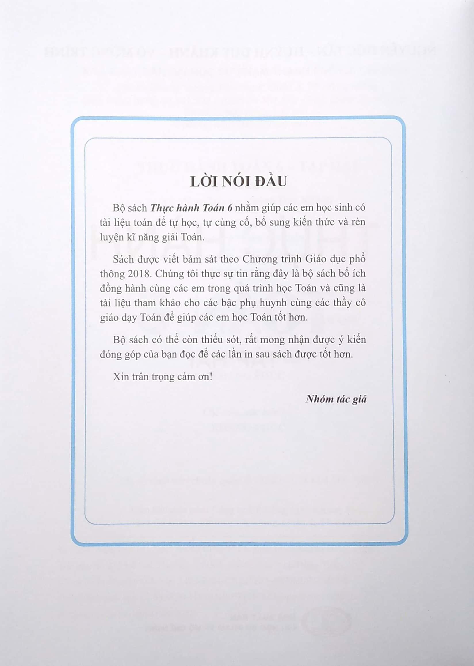 Thực Hành Toán 6 - Tập 2