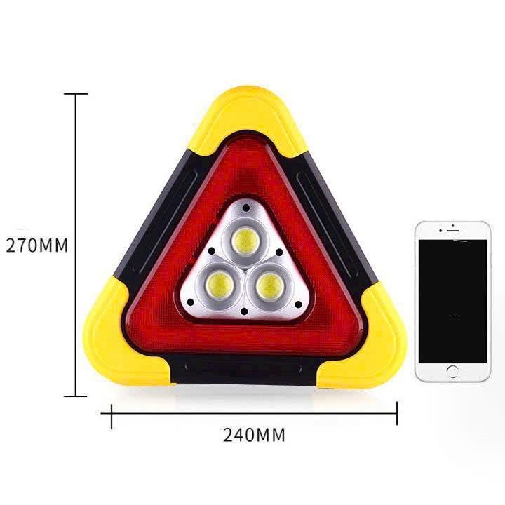 Biển Tam Giác Cảnh Báo Nguy Hiểm Phản Quang Cho Ô Tô Biển báo có đèn led với nhiều chế