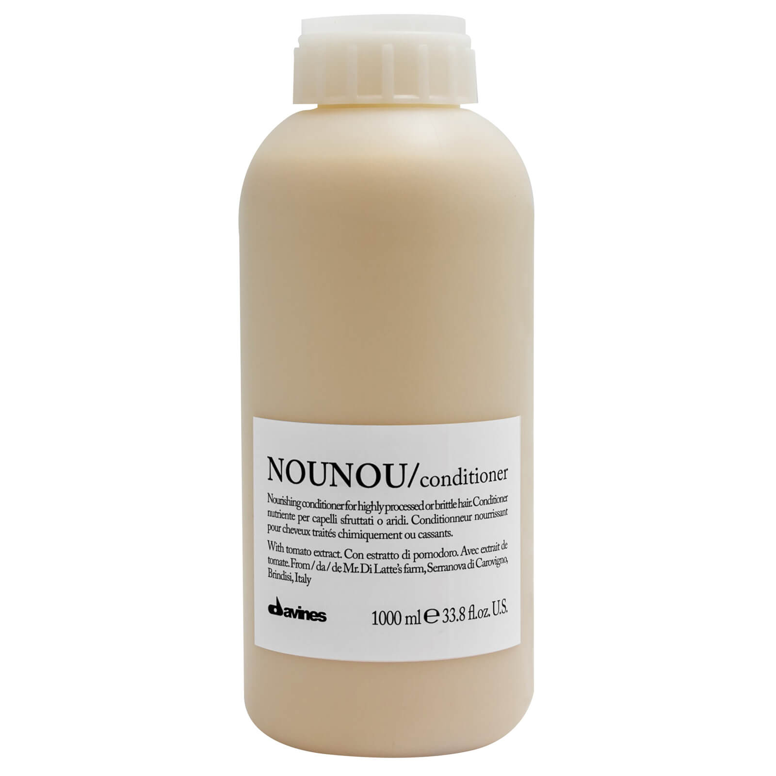 Dầu xả Davines Nounou Conditioner siêu mượt cho tóc khô hư tổn do hóa chất uốn duỗi nhuộm 1000ml