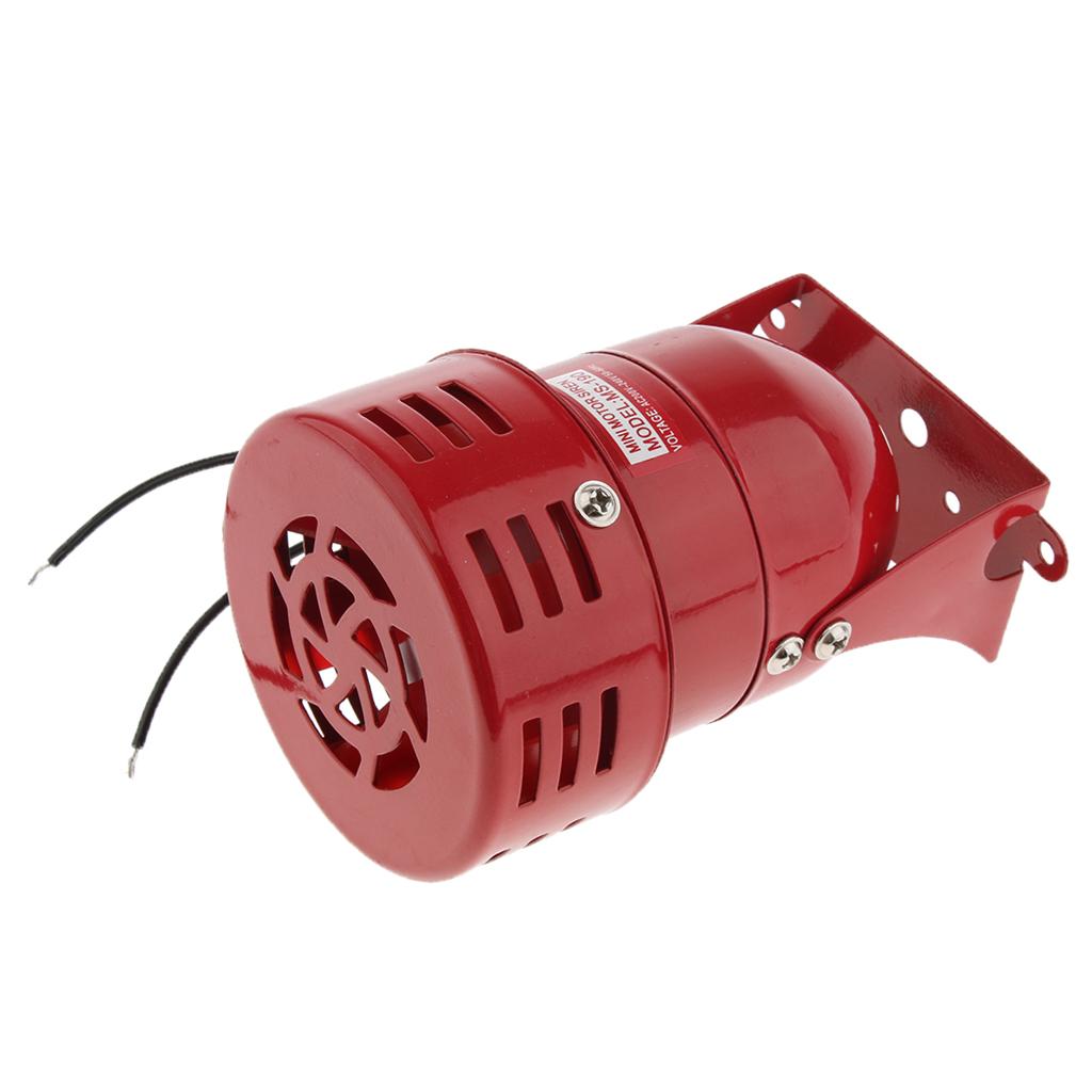 Strong Penetration Industrial Siren Motor Alarm Buzzer Alarm, Red, 12V / 24V / 110V / 220V