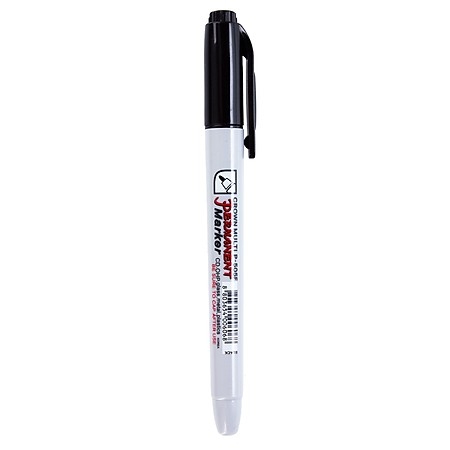 Bộ 3 Bút Lông Dầu Crown P-505F - Mực Đen