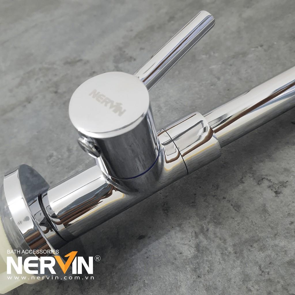 Vòi Rửa Chén Bát Lạnh Inox Mạ Crom Xoay 360 độ NV-3049C