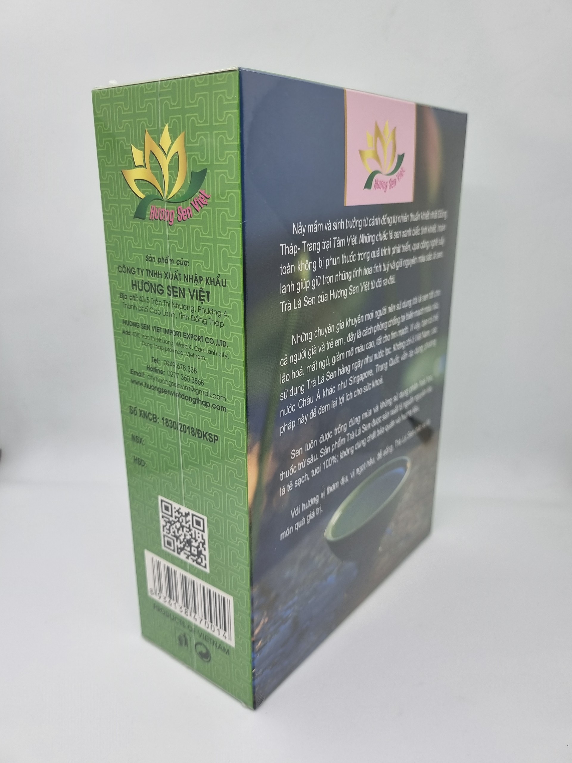 TRÀ LÁ SEN HỘP 150G - HƯƠNG SEN VIỆT