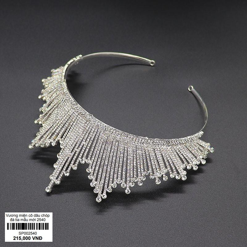 Vương miện cô dâu phụ kiện cưới Giang Sp002540