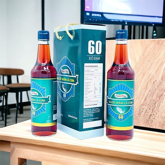 Combo 2 Chai Nước Mắm Hạnh Phúc 60 độ đạm chai 500ml