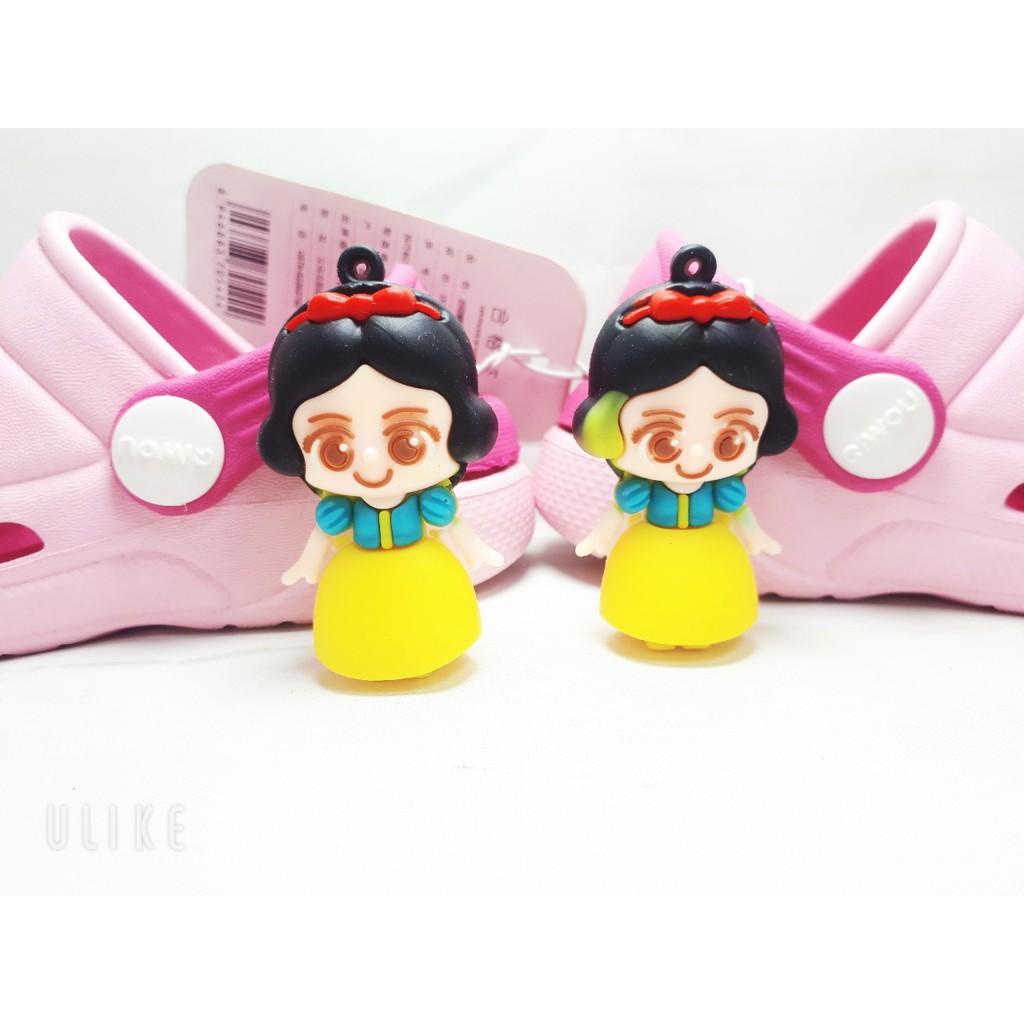 STICKER JIBBITZ gắn dép crocs, dép trẻ em 4D nhân vật hoạt hình 4 loại TO/ BIG/ LỚN