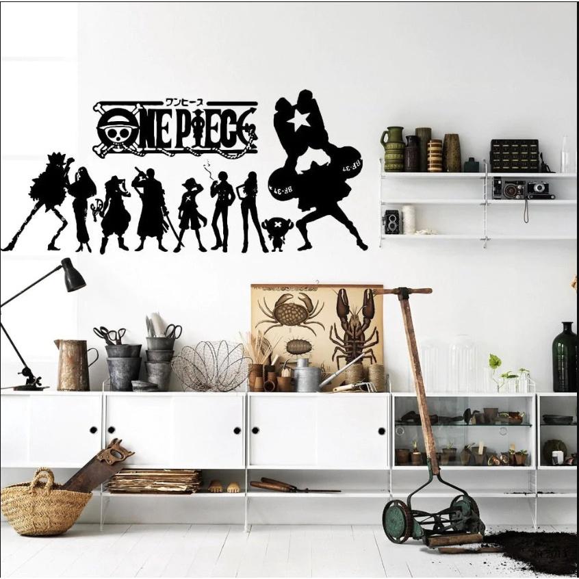 Decal Dán Tường Đảo Hải Tặc mẫu 5 - Decal One Piece trang trí nhà cửa cao cấp AMYSHOP