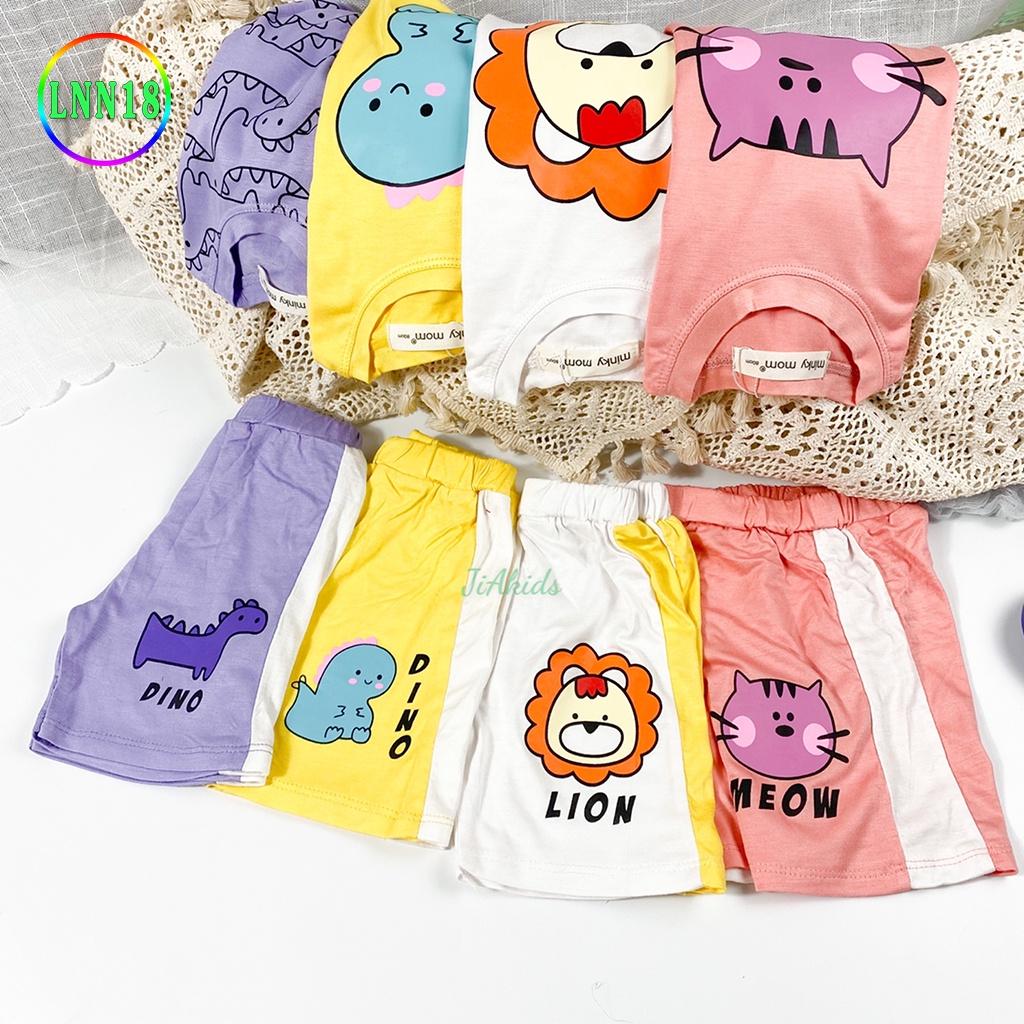Bộ Cộc Tay Cho Bé LNN18 Đồ Bộ Thun Lạnh Cao Cấp Mềm Mịn Thoáng Mát, Dễ Chịu, Thoải Mái Cho Bé