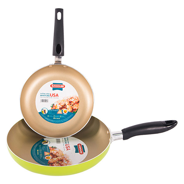 Bộ Đôi Hoàn Hảo Chảo Siêu Chống Dính Sunhouse SHS 2418