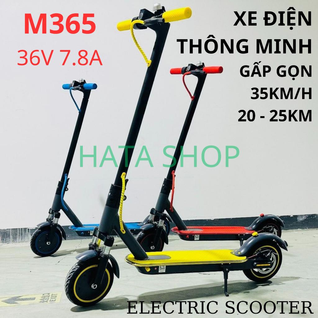 Xe Điện Thông Minh M365 Electric Scooter Gấp Gọn Tốc Độ 35km/h khoảng Cách 20-55km Pin Sạc 36V7.8A Cao Cấp