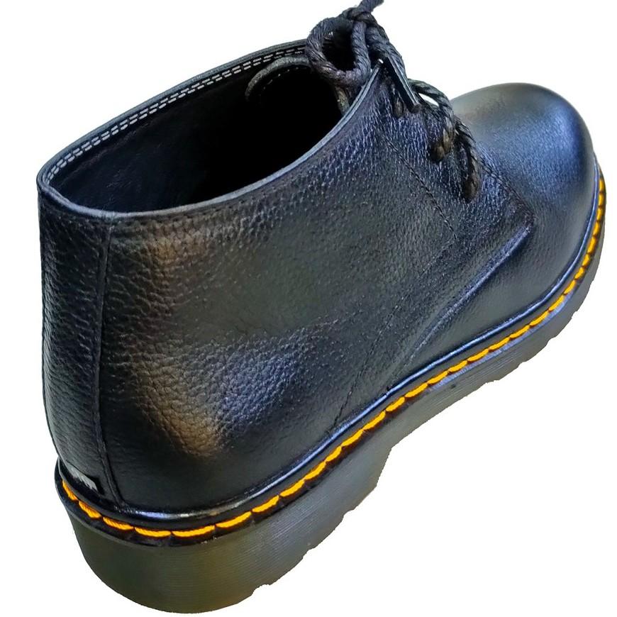 Giày Boots Nam Cổ Lửng TiTi DÔ Da Bò Thật Đế Đốc Tờ Cao Cấp DT2020a