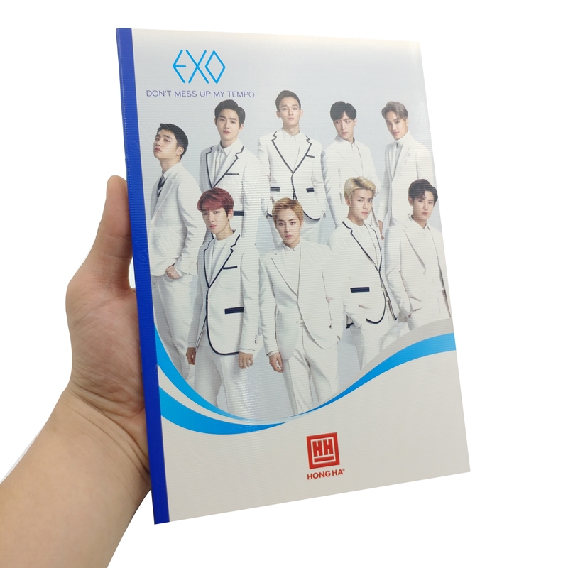 Bộ 10 Vở South Star Kpop 4 Ôly Vuông (96 Trang) - 0752 - Mẫu 2 - EXO